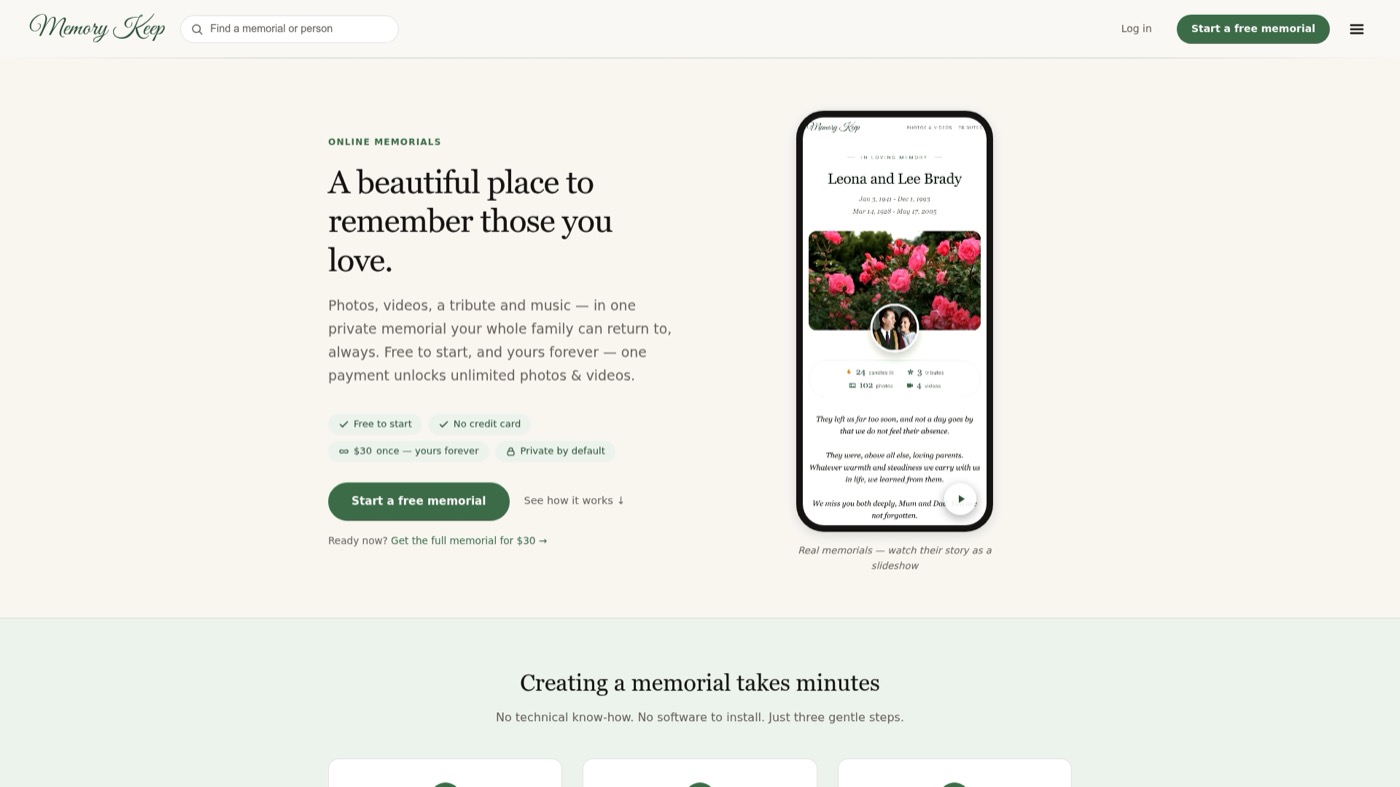 https://memorykeep.online