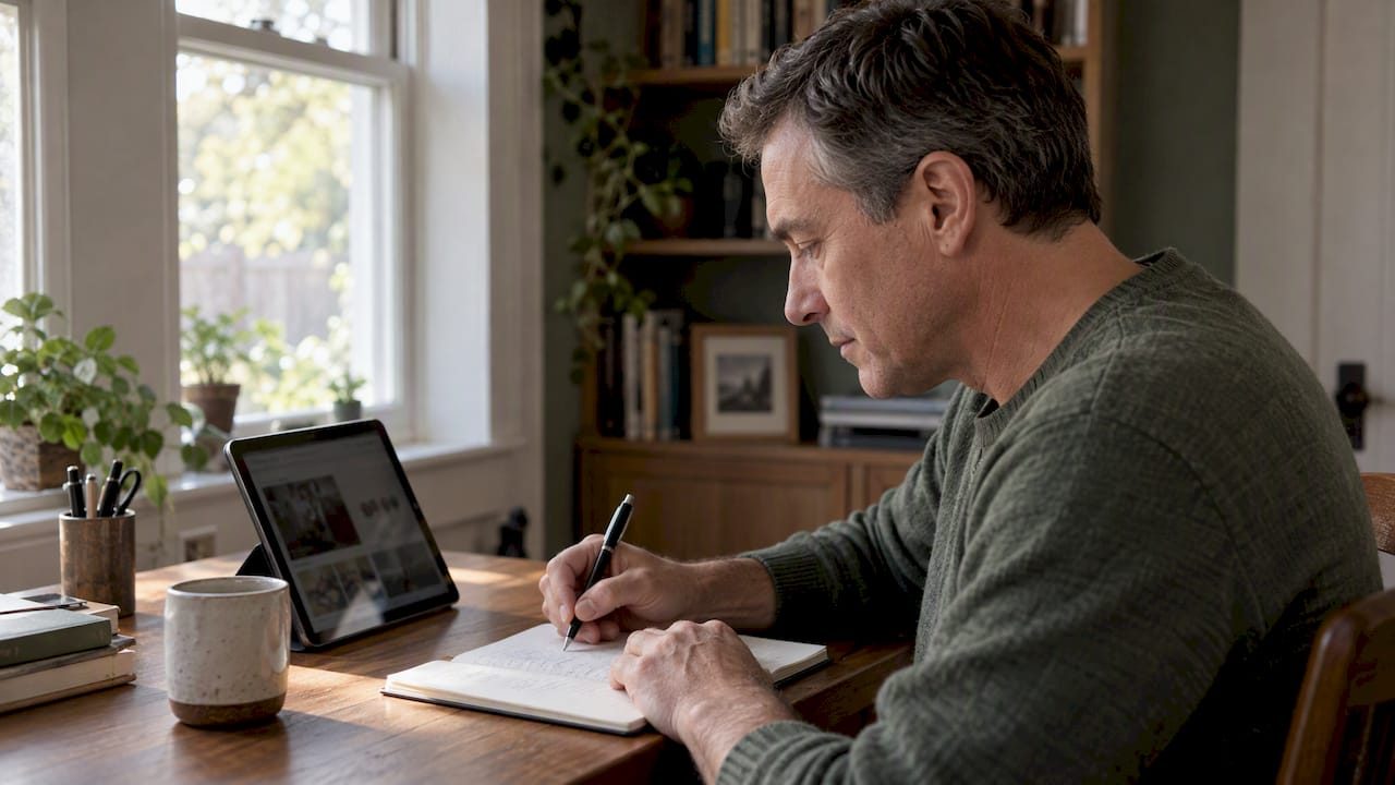 Grief Support for Men: Write for 10 Minutes, Build a Memorial